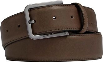 Piquadro Accessoires, Heren, Bruin, ONE Size, Leer, Cu 6745B3 Leren Riem met Doornsluiting