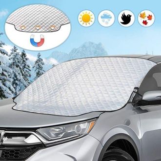 OEM Funda Magn&eacute;tica Plegable Para Parabrisas De Coche. Protege Contra Las Heladas, La Nieve, La Lluvia Y Los Rayos Uv. Dimensiones: 183 X 116 Cm. Fabricad