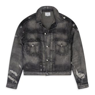 Rhude Gray Denim Jacket