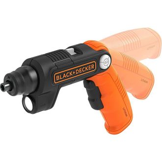 Black+Decker Svitavvita Avvitatore 3.6V con impugnatura orientabile e torcia integrata BLACK+DECKER BDCSFL20C