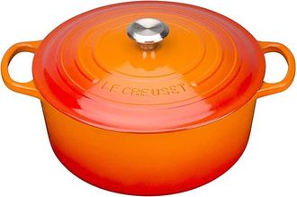 LE CREUSET Signature Br&auml;ter Rund 20 Cm Ofenrot