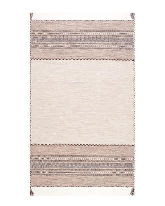 nuLOOM Nuloom Deetta Banded Tassel Hand Loomed Rug