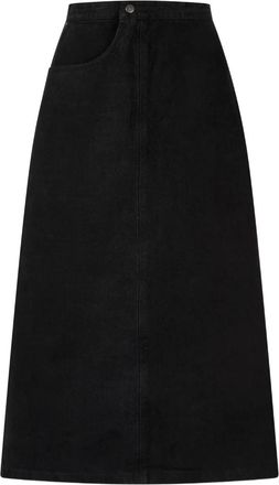 TOMBOY Midi-spijkerrok - Zwart