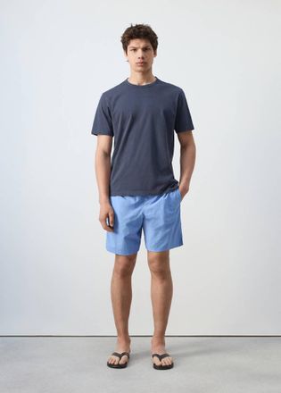 Mango Maglietta cotone maniche corte navy - Uomo - XL - MANGO MAN