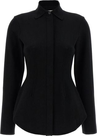 Sportmax Baffo 1234 Shirt - Dames - Overhemden - Zwart - M - Overhemden