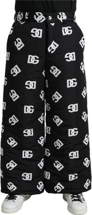 Dolce & Gabbana Wide Broeken - Heren - Wijde Broeken - Veelkleurig - M - Leer - Broeken