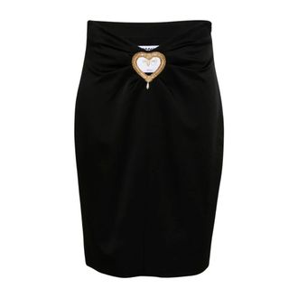 Moschino Rokken, Dames, Zwart, M, Pencil Skirts