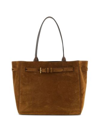 Tom Ford Suede Calf Smooth Calf Medium Tote