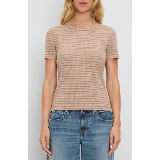 Michael Stars Verity Crewneck T-shirt in Macadamia at Nordstrom, Size X-Small