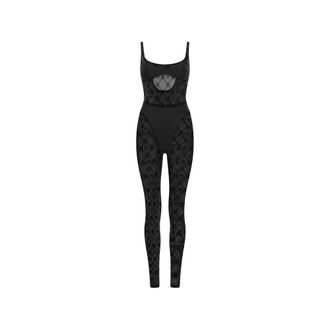 Marine Serre Moonogram Mesh Catsuit