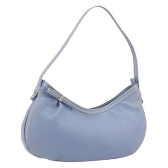 Ferragamo Pre-owned Shoulder Bag - Dames - Pre-owned - Blauw - Maat: ONE Size Leer