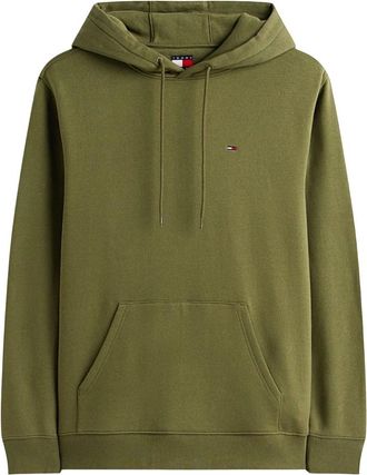 Tommy Jeans Hoodies, male, Green, Size: XS Felpa