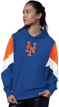 Starter Womens Starter Royal New York Mets Scrimmage Pullover Hoodie at Nordstrom, Size X-Large