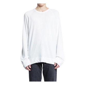 James Perse Sweatshirts, male, White, XL, Vintage French Terry Sweatshirt