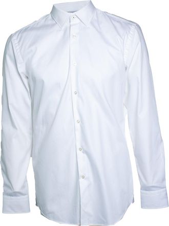 HUGO BOSS Boss, white slim fit shirt