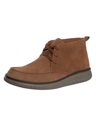 Clarks Premium Mens RelaxLite Moc Chukka Boot, Cola Suede, 8 UK