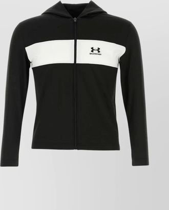 Balenciaga stretch polyester hooded sweatshirt under armour