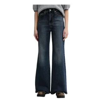 Levi's Jeans, Dames, Blauw, W25 L32, Denim, Flared Jeans