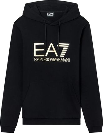 Emporio Armani Hoodie - Heren - Hoodies - Zwart - 2XL - Katoen - Hoodies & sweatvesten