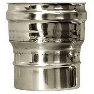 MBM Conector De Caldera Para Conducto De Humos Dn 500 Tubo De Acero Inoxidable 316