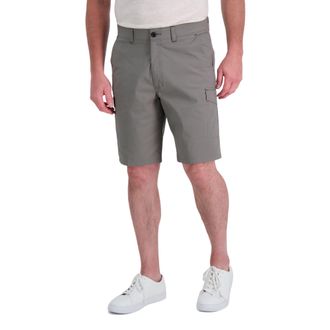 Haggar Mens Comfort Cargo Short Regular and Big & Tall Sizes, Moss Green, 40