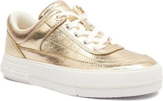 Michael Kors Aurora 43T4AUFS1M Sneakers Womens Gold Platform Shoes ZOGG938