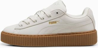 Puma Womens Creeper Fattyleather Fog Low Top In White