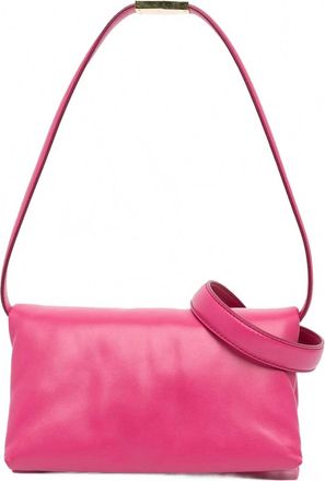 Marni Womens Small Leather Prisma Crossbody Bag In Pink