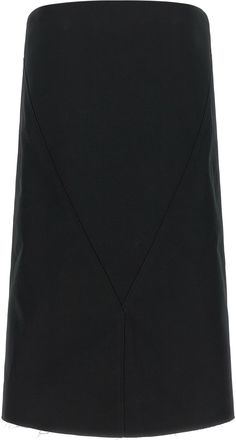Rick Owens Black Polyester Short Womens Dress