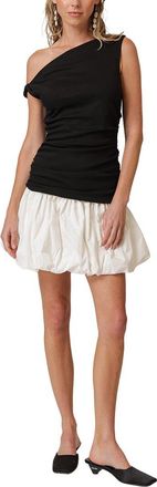 Line & Dot Wesley Mix-Media Mini Dress