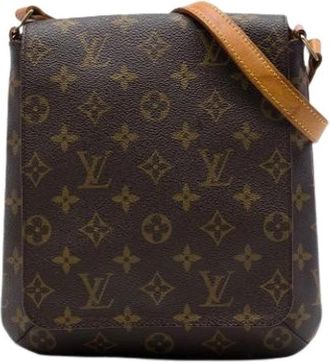 Louis Vuitton Pre-owned Musette Salsa - Dames - Vintage Schoudertas - Bruin - ONE Size - Leer - Vintage