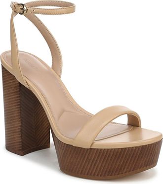 Favorite Daughter Ruby Ankle Strap Platform Sandal in Warm Sand at Nordstrom, Size 6.5