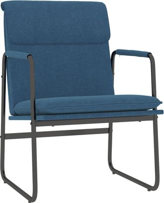 vidaXL Sill&oacute;n De Relax Tela Azul 55x64x80 Cm Vidaxl