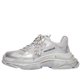 Balenciaga Triple S Sneaker Silver Metallic 536737W2FS28100