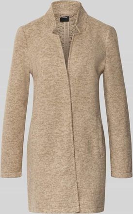 Vero Moda Regular Fit Longblazer in melierter Optik Modell BRUSHEDKATRINE in Beige Melange, Größe XS
