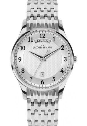 Jacques Lemans 1-2193P Mens London Watch - Silver - One Size