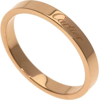 Cartier Pink Gold (18K) Band Ring (Pre-Owned)