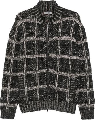 Canali Cardigan - Heren - Vesten - Grijs - XL - Truien & Vesten