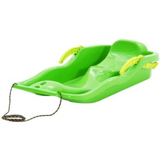 vidaXL Furniture Limited - Slittino con Freni Verde 87x40x18 cm in
