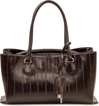Osoi Shell Brot Tote - Dames - Shoppers - Bruin - ONE Size - Su&egrave;de - Tassen