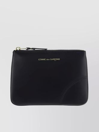 Comme Des Gar&ccedil;ons leather small zip pouch