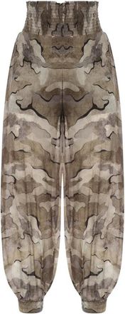 Pinko Velato Pantalone Georgette - Dames - Broeken - Veelkleurig - S - Polyester - Broeken