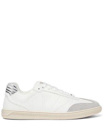 Versace Low-Top Multicolour Sneakers With Silk And Nylon Accents