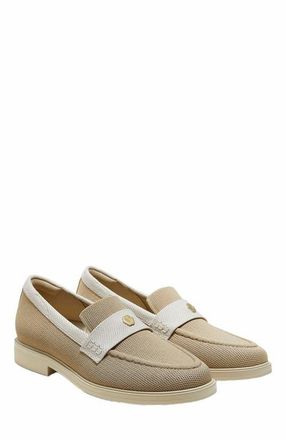 Vivaia Classic Penny Loafers in Nude Ivory at Nordstrom, Size 11