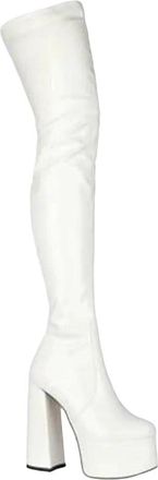 Generic Womens Patent Leather Thigh High Boots Platform High Heel Long Booties Nightclub Party Wear Sexy Style