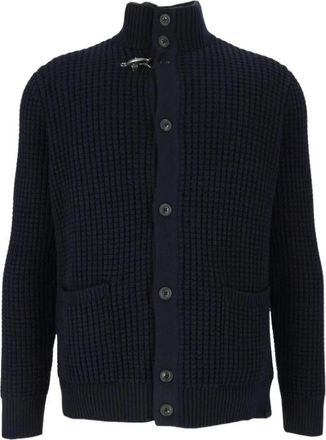 Fay Trui - Heren - Vesten - Blauw - L - Truien & Vesten