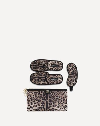 Dolce & Gabbana Leopard-print Comfort Kit unisex M