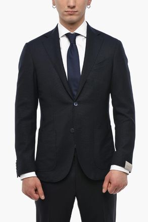 Corneliani Blazer Semifoderato GATE con Tasche a Toppa Corneliani