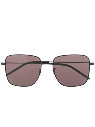 Saint Laurent Eyewear Occhiali da sole squadrati SL312 - Nero