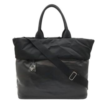 Prada Pre-owned Vintage Nylon Tote Bag - Pre-owned - Mujer - Negro - ONE SIZE